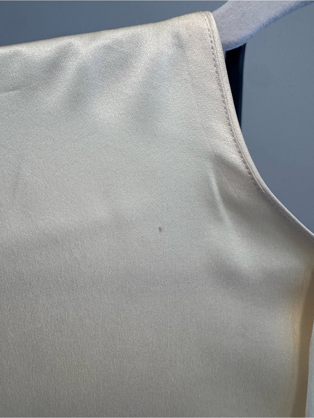 Dior Cream Silk-Feel Long Sleeve Blouse with Embroidered Monogram - Picture 3 of 5